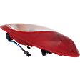 2006-2010 Chrysler PT Cruiser - Driver Side Tail Light, with Bulb, Halogen, Clear and Red Lens, 4 Cyl., 2.4L Engine