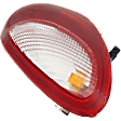 2006-2010 Chrysler PT Cruiser - Driver Side Tail Light, with Bulb, Halogen, Clear and Red Lens, 4 Cyl., 2.4L Engine
