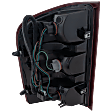 Passenger Side Tail Light, with Bulb, Halogen, Except 2007 Classic Models, CAPA CERTIFIED
