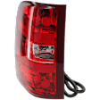 2014 Chevrolet Silverado 2500 HD WT - Driver Side Halogen Tail Light, With bulb(s), For Models With Single or Dual Rear Wheels, OE Replacement