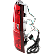 2014 Chevrolet Silverado 2500 HD WT - Driver Side Halogen Tail Light, With bulb(s), For Models With Single or Dual Rear Wheels, OE Replacement