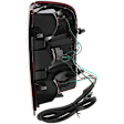 2014 Chevrolet Silverado 2500 HD WT - Driver Side Halogen Tail Light, With bulb(s), For Models With Single or Dual Rear Wheels, OE Replacement