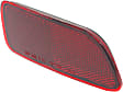 Rear, Passenger Side Bumper Reflector