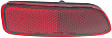 Rear, Passenger Side Bumper Reflector