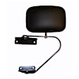 41100 Driver or Passenger Side OE Replacement Series Mirror, Manual Adjust, Non-Folding, Black, No Signal Light, No Puddle Light