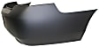 Rear Primed Bumper Cover, For Models with Dual Exposed Exhaust, CAPA Certified