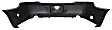 Rear Primed Bumper Cover, For Models with Dual Exposed Exhaust, CAPA Certified