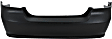Rear Primed Bumper Cover, Sedan, CAPA Certified