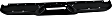 1988-2000 Chevrolet C3500 - Step Bumper, Powdercoated Black Face Bar Only; With pad provision Without mounting bracket(s)
