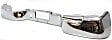 Step Bumper, Chrome Face Bar Only; With pad provision Without mounting bracket(s)