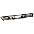 1999 Chevrolet Tahoe - Step Bumper, For Models With Impact Strip Holes, Chrome, Face Bar and Pads, Without mounting bracket(s)