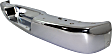 Step Bumper, Chrome Face Bar Only; With pad provision Without mounting bracket(s)