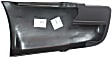Rear, Passenger Side Bumper End, Primed Plastic