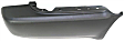 Rear, Passenger Side Bumper End, Primed Plastic