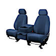CV122-04RR Front Row Seat Cover, Blue, Made of Polyester, Plain Design, solid bench O.E. Velour Series