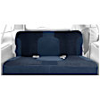 CV122-04RR Front Row Seat Cover, Blue, Made of Polyester, Plain Design, solid bench O.E. Velour Series