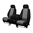CV614-03DD Front Row Seat Cover, Charcoal, Made of 500 Denier Polyester, 2-tone Design, 40/20/40 Split Bench DuraPlus Series