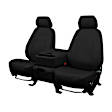 CV616-01DD Second Row Seat Cover, Black, Made of 500 Denier Polyester, Plain Design, Solid Back, 60/40 Cushion DuraPlus Series