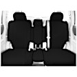 CV616-01LX Second Row Seat Cover, Black, Made of Faux Leather, Plain Design, Solid Back, 60/40 Cushion I Can't Believe It's Not Leather Series