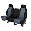 CV616-03CC Second Row Seat Cover, Charcoal, 1000 Denier Cordura Nylon Fabric, 2-tone Design, Solid Back, 60/40 Cushion Cordura Series