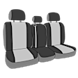 FD522-03DD Front Row Seat Cover, Charcoal, Made of 500 Denier Polyester, 2-tone Design, 40/20/40 Split Bench DuraPlus Series
