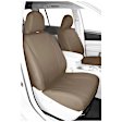 MA300-06LX Front Row Seat Cover, Beige, Made of Faux Leather, Plain Design, Bucket I Can't Believe It's Not Leather Series
