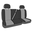 TY530-03NN Second Row Seat Cover, Charcoal, Made of Neosupreme, 2-tone Design, 40/60 Split Bench Neosupreme Series