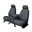 TY579-03LX Front Row Seat Cover, Charcoal, Made of Faux Leather, Plain Design, Bucket I Can't Believe It's Not Leather Series