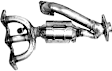 1103 Front, Passenger Side Catalytic Converter, 3.8L, 6Cyl, Federal EPA Standard, 46-State Legal (Cannot ship to CA, CO, NY or ME), Direct Fit