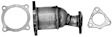 1189 Front Catalytic Converter, 1.8L, 4Cyl, Federal EPA Standard, 46-State Legal (Cannot ship to CA, CO, NY or ME), Direct Fit
