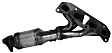 1304 Front Catalytic Converter, 2.5L, 4Cyl, Federal EPA Standard, 46-State Legal (Cannot ship to CA, CO, NY or ME), Direct Fit