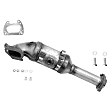 1412 Passenger Side Catalytic Converter, 3.6L, 6Cyl, Federal EPA Standard, 46-State Legal (Cannot ship to CA, CO, NY or ME), Direct Fit