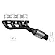 1496 Front, Driver Side Catalytic Converter, 5.6L, 8Cyl, Federal EPA Standard, 46-State Legal (Cannot ship to CA, CO, NY or ME), Direct Fit