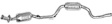 4214 Passenger Side Catalytic Converter, 3.2L, 6Cyl, Federal EPA Standard, 46-State Legal (Cannot ship to CA, CO, NY or ME), Direct Fit