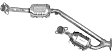 4372 Catalytic Converter, Federal EPA Standard, 46-State Legal (Cannot ship to CA, CO, NY or ME), Direct Fit