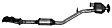2009 Subaru Legacy - Driver Side Catalytic Converter, 6 Cyl 3.0L, Federal EPA Standard, 46-State Legal (Cannot ship to CA, CO, NY or ME), Manifold Unit