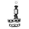 751120 Front Catalytic Converter, 2.4L, 4Cyl, CARB and Federal EPA Standards, 50-state Legal, Direct Fit
