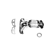 771016 Front Catalytic Converter, 2.5L, 4Cyl, CARB and Federal EPA Standards, 50-state Legal, Direct Fit