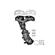 771093 Front Catalytic Converter, 2.5L, 4Cyl, CARB and Federal EPA Standards, 50-state Legal, Direct Fit