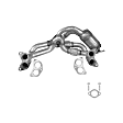 771190 Front Catalytic Converter, 2.0L, 4Cyl, CARB and Federal EPA Standards, 50-state Legal, Direct Fit