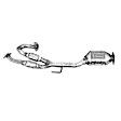 775351 Rear Catalytic Converter, 3.5L, 6Cyl, CARB and Federal EPA Standards, 50-state Legal, Direct Fit
