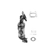 776016 Front, Driver Side Catalytic Converter, 3.2L, 6Cyl, CARB and Federal EPA Standards, 50-state Legal, Direct Fit
