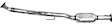 9208 Passenger Side Catalytic Converter, Federal EPA Standard, 46-State Legal (Cannot ship to CA, CO, NY or ME), Direct Fit