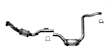 9413 Driver Side Catalytic Converter, 3.7L, 6Cyl, Federal EPA Standard, 46-State Legal (Cannot ship to CA, CO, NY or ME), Direct Fit