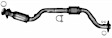 9550 Passenger Side Catalytic Converter, 5.3L, 8Cyl, Federal EPA Standard, 46-State Legal (Cannot ship to CA, CO, NY or ME), Direct Fit