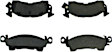 1984 Chevrolet K20 - Front Semi-Metallic Brake Pad Set, Jb6; Jd6; 11" Rear Drum; 9 1/2" Ra, C-Tek Series