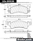 1984 Chevrolet K20 - Front Semi-Metallic Brake Pad Set, Jb6; Jd6; 11" Rear Drum; 9 1/2" Ra, C-Tek Series
