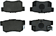 2006 Acura TSX - Rear Semi-Metallic Brake Pad Set, C-Tek Series