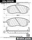 2005 Nissan Sentra - Front Ceramic Brake Pad Set, C-Tek Series