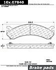 2010 GMC Sierra 2500 HD - Front Ceramic Brake Pad Set, C-Tek Series